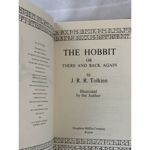 The Hobbit Or There and Back Again by J. R. R. Tolkien 51st Impression HC - Picture 8 of 12